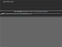 Tablet Screenshot of gut-kleve.de